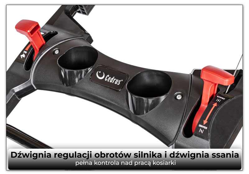 Dźwignie w kosiarce Cedrus KS53S